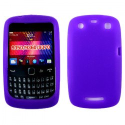 Blackberry Curve 9350 9360 Silicone Soft Case (Purple)